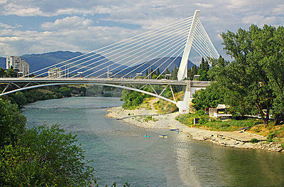 Bridge over Moraca at Podgorica